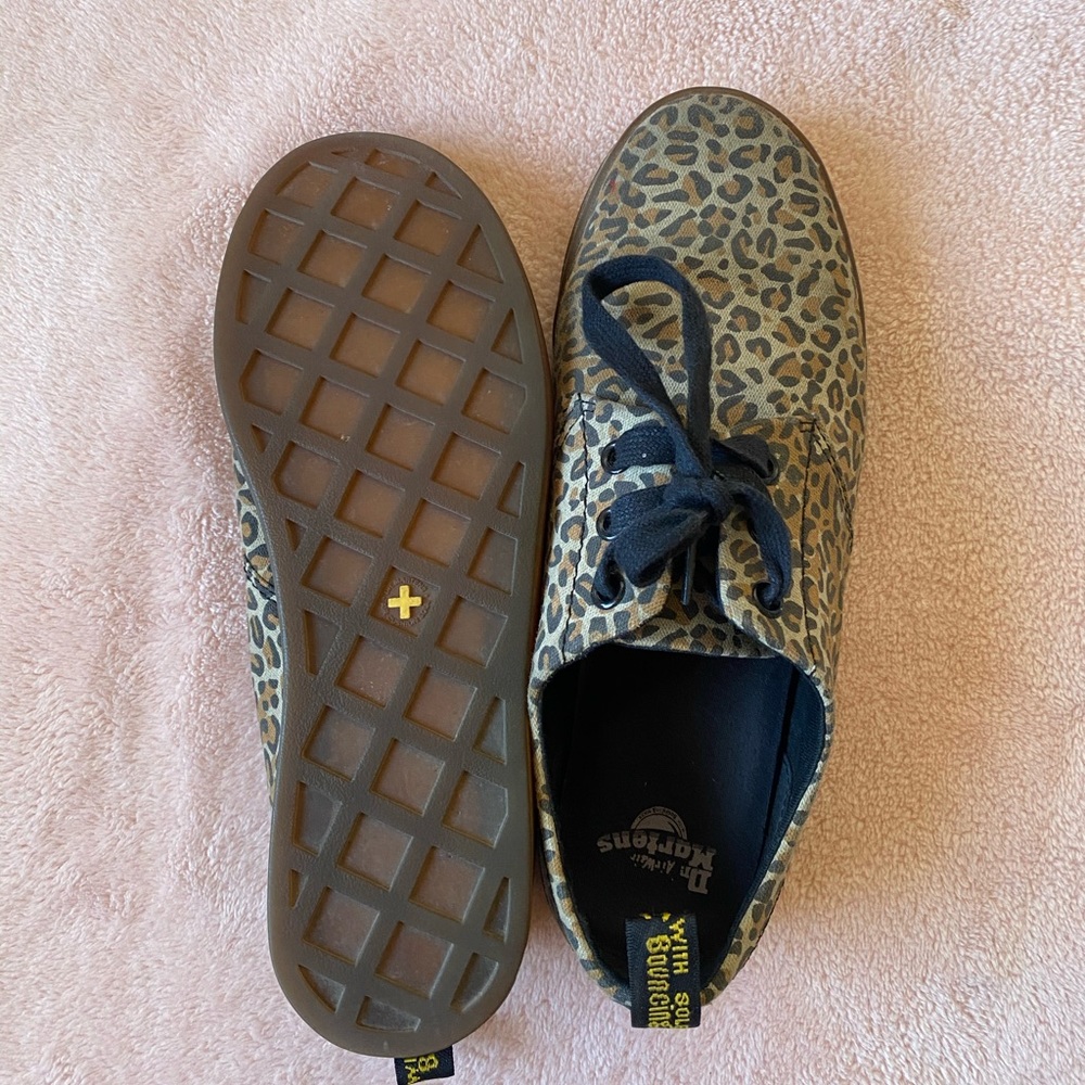 Dr. Martens leopard print shoes